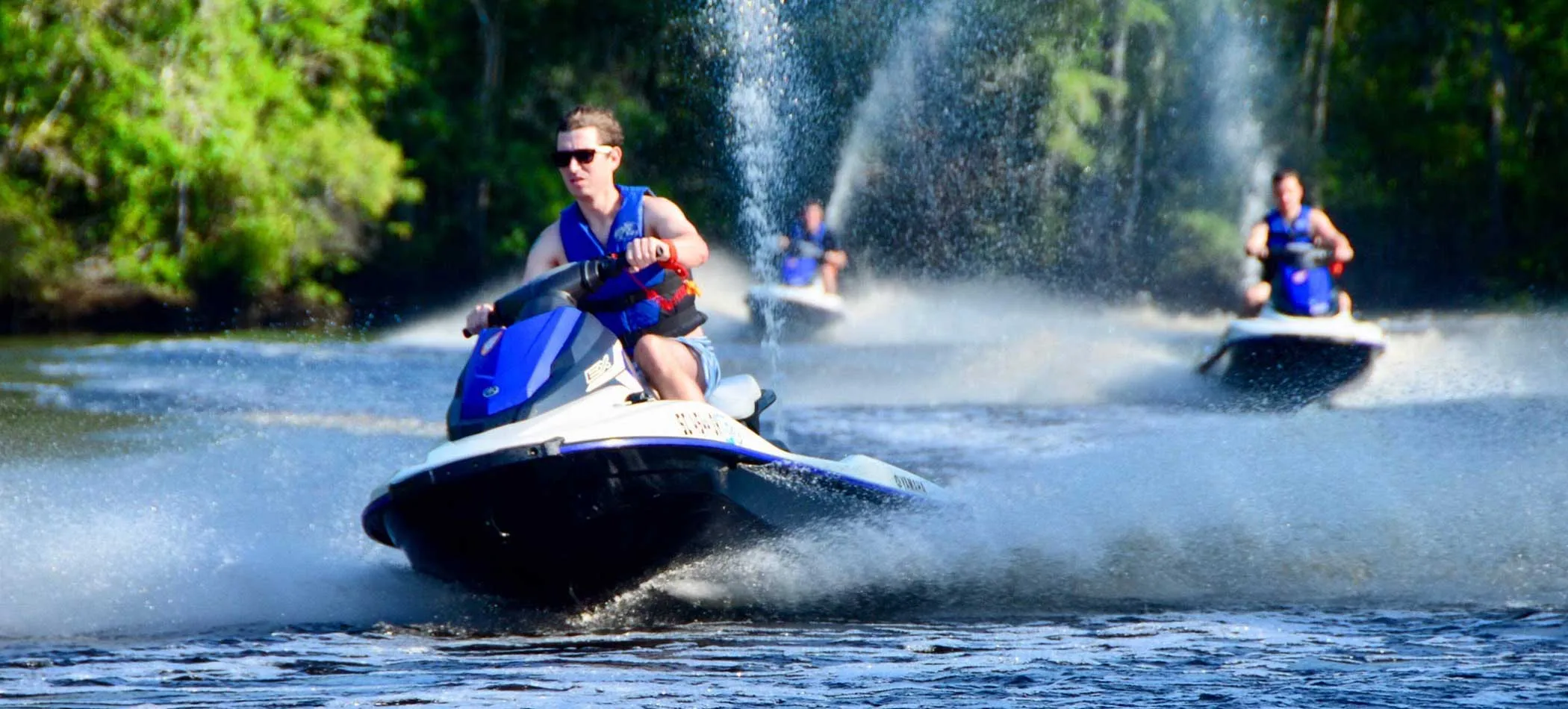 Watersports adventure on the Intracoastal Waterway in Myrtle Beach
